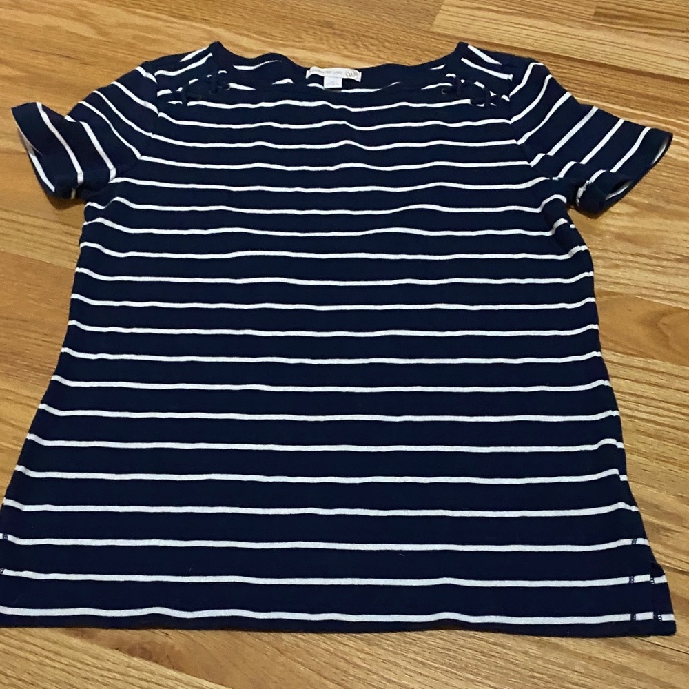 Westport Classic Navy and White Striped Shirt